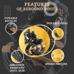 Fit Boots Gold black