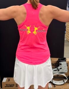 Funkční tílko Kangoo jumping ruzove zadní