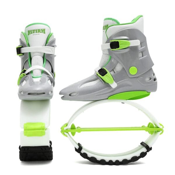 KANGAROO Boots silver-green – jumping boots – 5