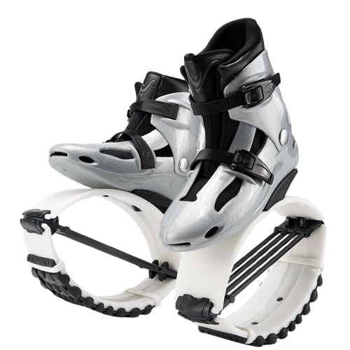 Kangaroo boots silver-black - stříbrno-černé